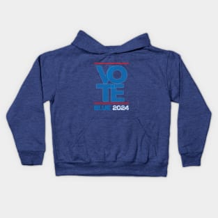 Vote Blue 2024 Kids Hoodie